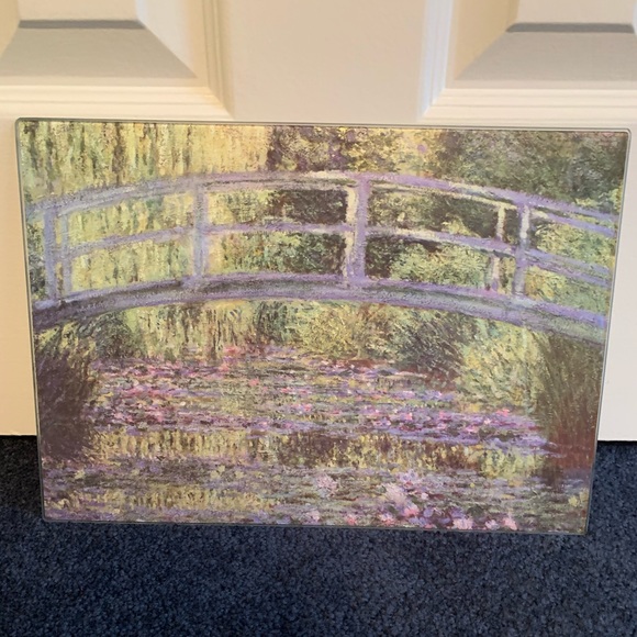 Other - New Monet Inspired Glass Cutting Board 😍